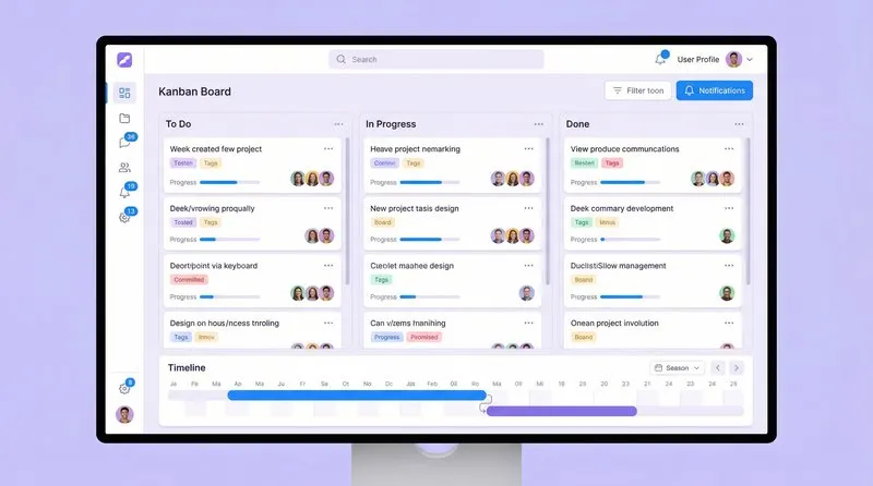 SaaS Project Management – Kanban Board Sprint 14