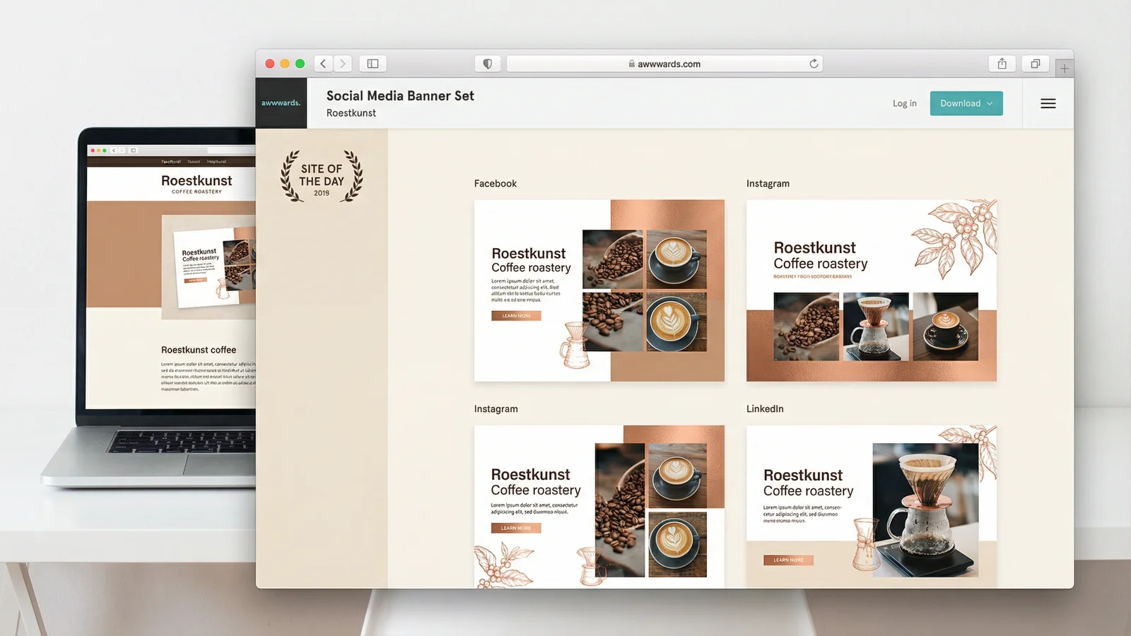 Röstkunst – Coffee Roastery Social Media Banners